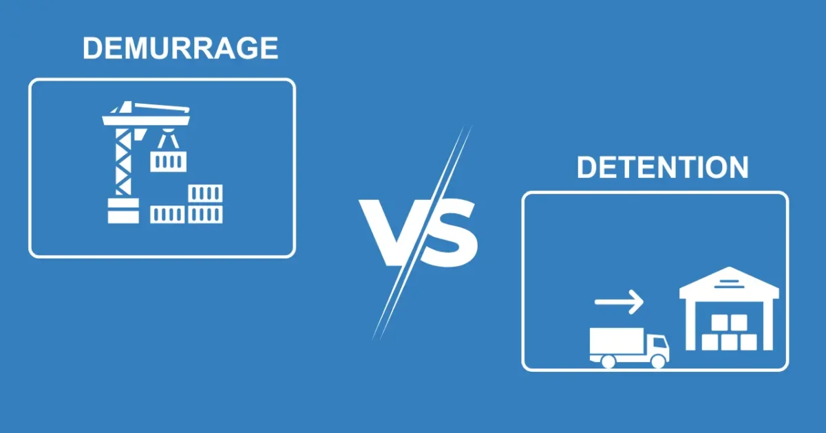 Demurrage vs Detention