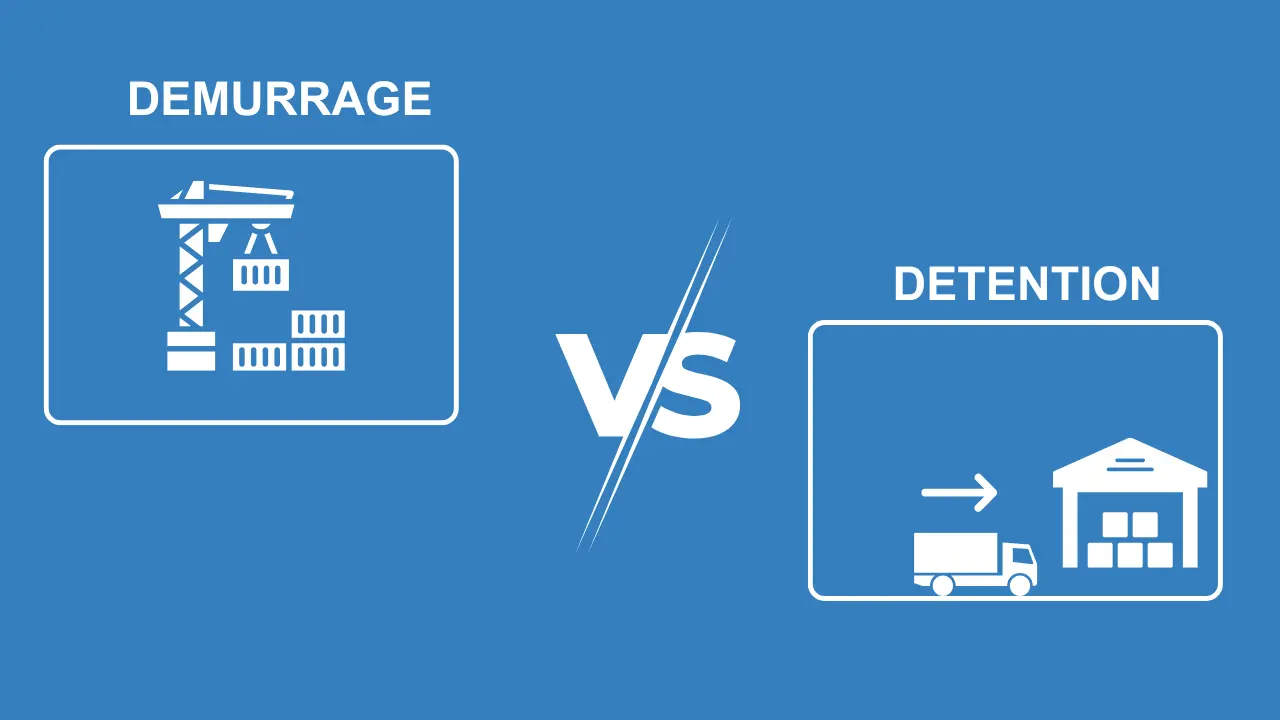 Demurrage vs Detention