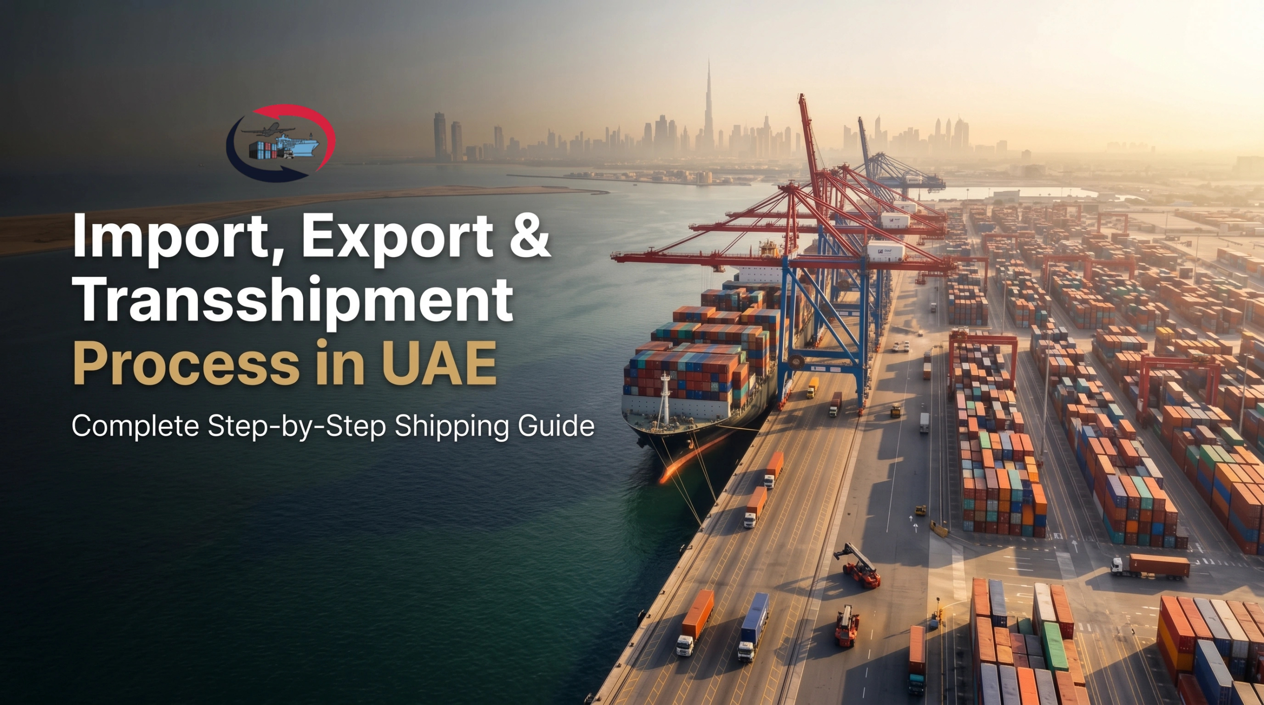 Import, Export & Transshipment Process in UAE: Complete Step-by-Step Shipping Guide